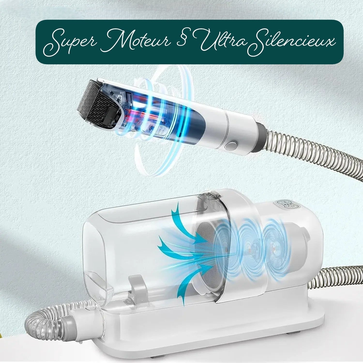 Aspirateur et kit de toilettage pour animaux de compagnie