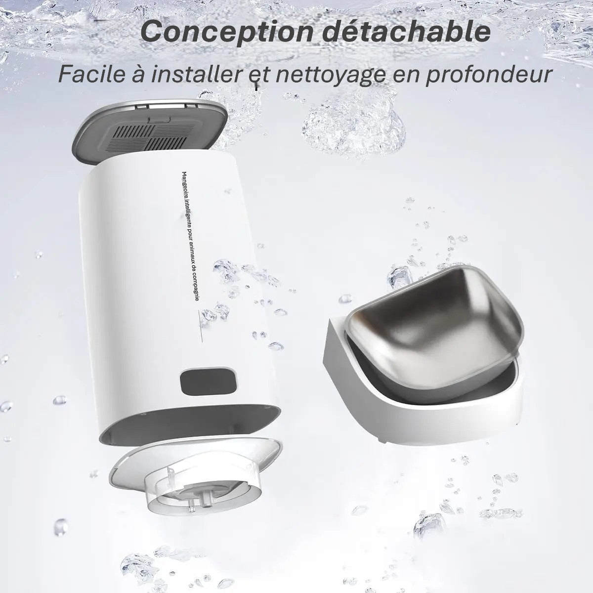 Mangeoire automatique intelligente pour chien & chat | Repas programmés & Sérénité quotidienne