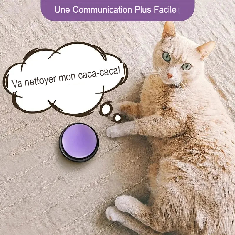 Boutons vocaux intelligents pour animaux | Communication & Dressage ludique
