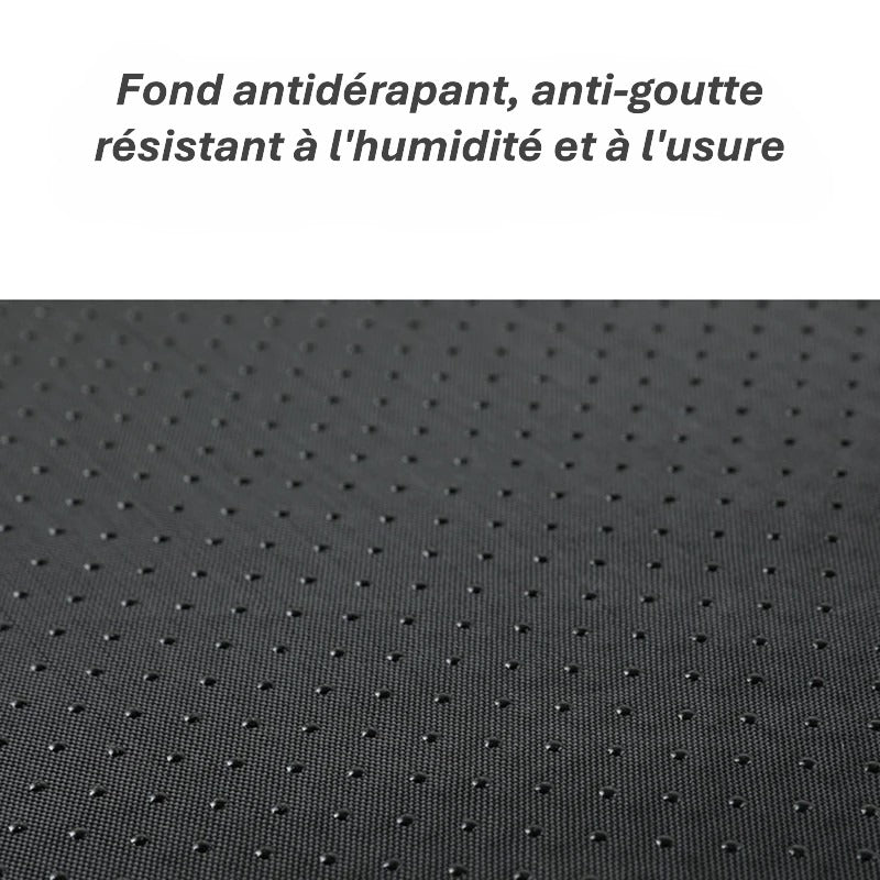 Nid douillet en peluche pour chat & petit chien | Lit rond avec couverture Intégrée