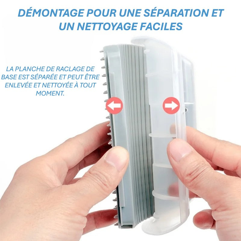 Brosse de massage autonettoyante pour chat | Soin doux & Relaxation