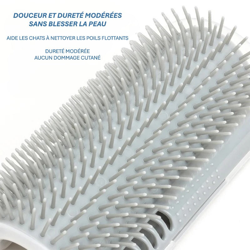 Brosse de massage autonettoyante pour chat | Soin doux & Relaxation