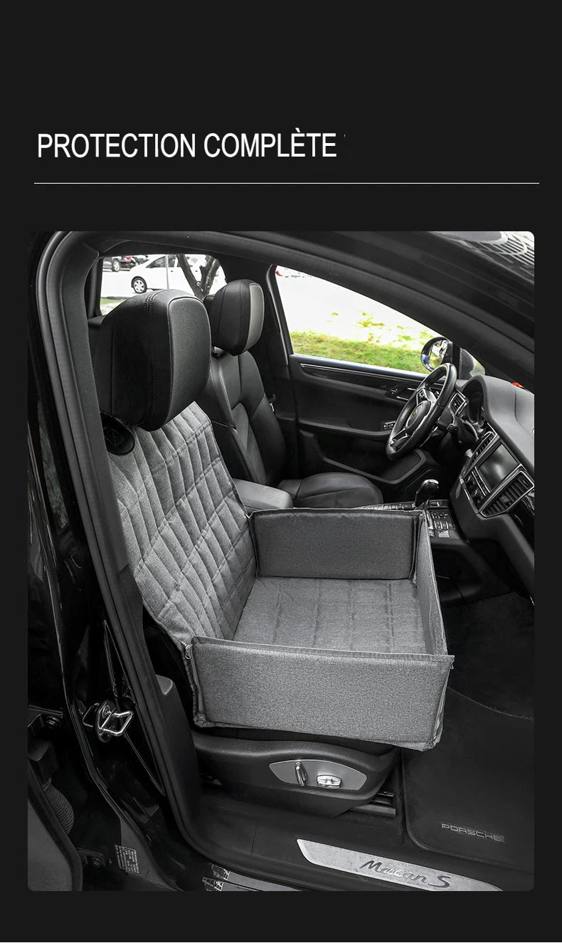 Hamac de voiture étanche pour chien & chat | Housse de siège pliable & sac de transport sécurisé