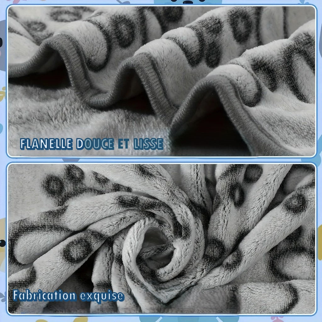 Couverture moelleuse premium pour animaux | Motif mignon ; Douceur absolue pour chien &chat