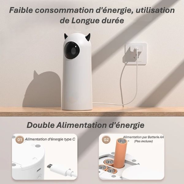 Jouet Interactif Intelligent pour Chats & Chiens | Laser LED Automatique & Portable