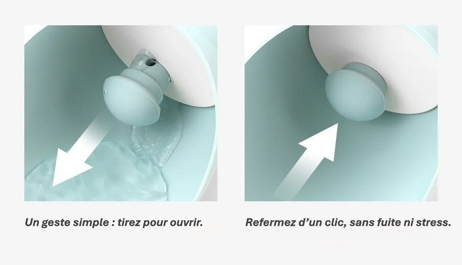 Bouteille d’eau pour animaux – Pliable, Étanche & Portable pour chien et chat en voyage