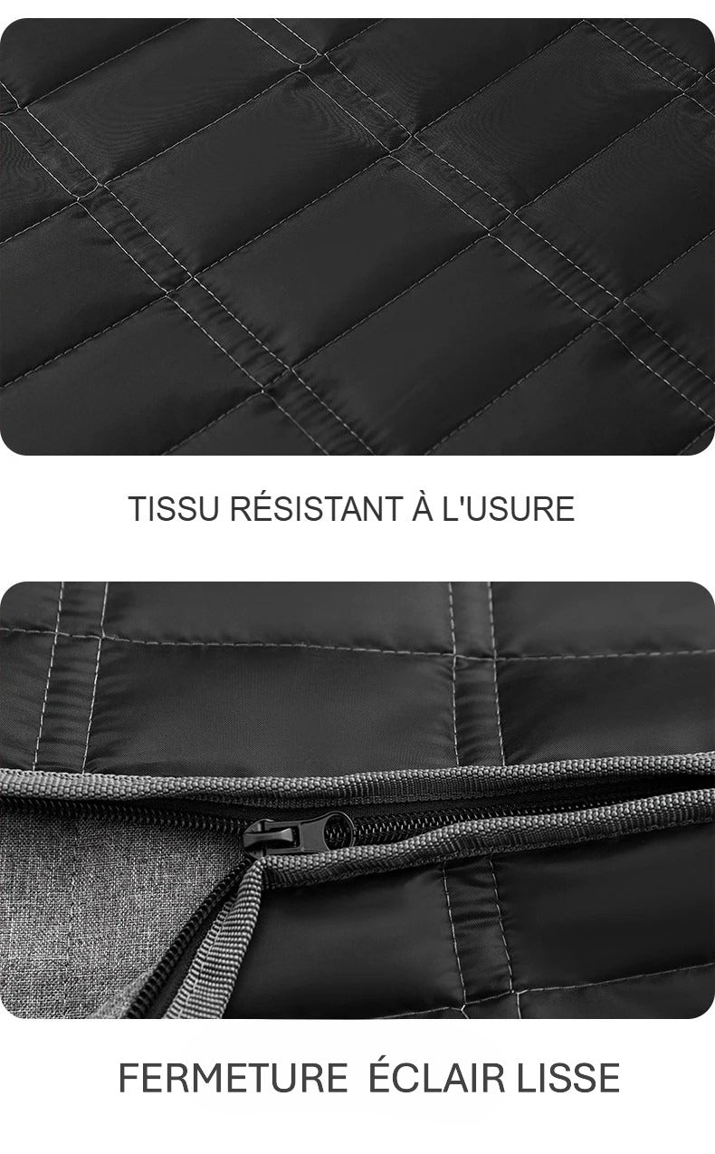 Hamac de voiture étanche pour chien & chat | Housse de siège pliable & sac de transport sécurisé