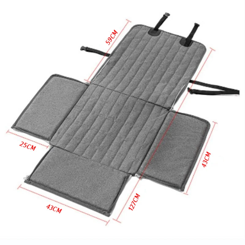 Hamac de voiture étanche pour chien & chat | Housse de siège pliable & sac de transport sécurisé