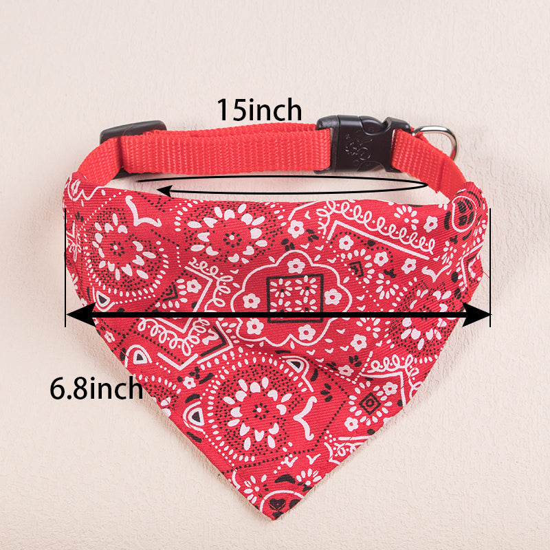 Bandana élégant pour chiens & chats | Écharpe réglable avec collier