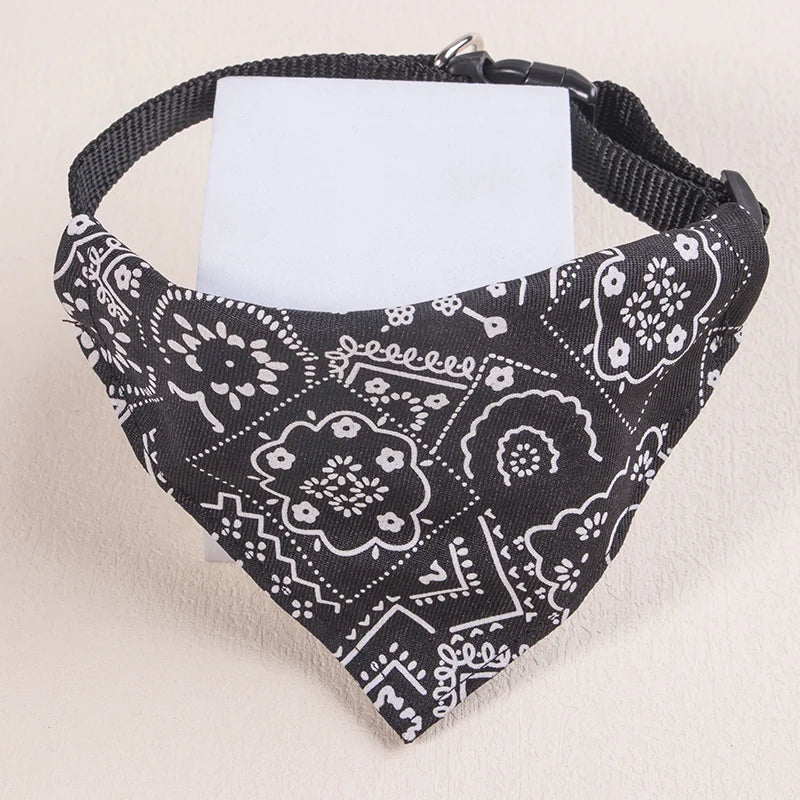 Bandana élégant pour chiens & chats | Écharpe réglable avec collier
