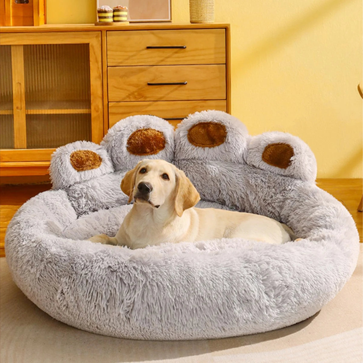Lit moelleux pour chien & chat | Panier confortable type canapé pour chiots & Animaux de petite taille
