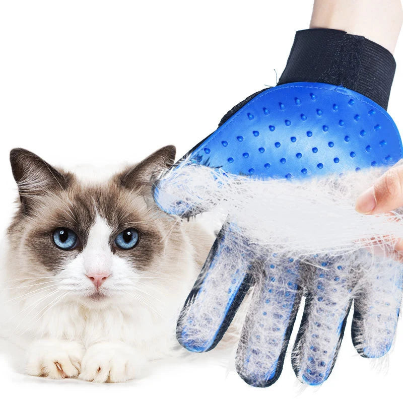 Gants de toilettage pour animaux de compagnie
