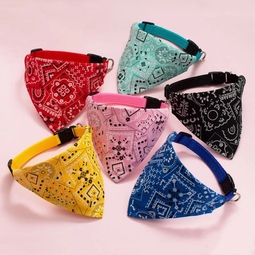 Bandana élégant pour chiens & chats | Écharpe réglable avec collier