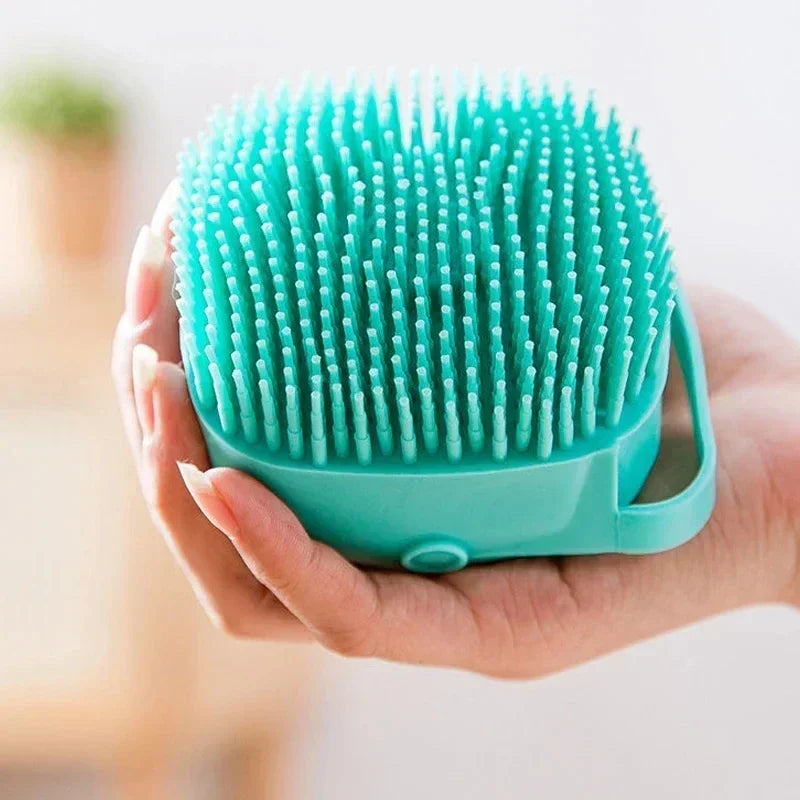 Brosse de bain douce en silicone pour animaux | Massage & Nettoyage efficace et doux