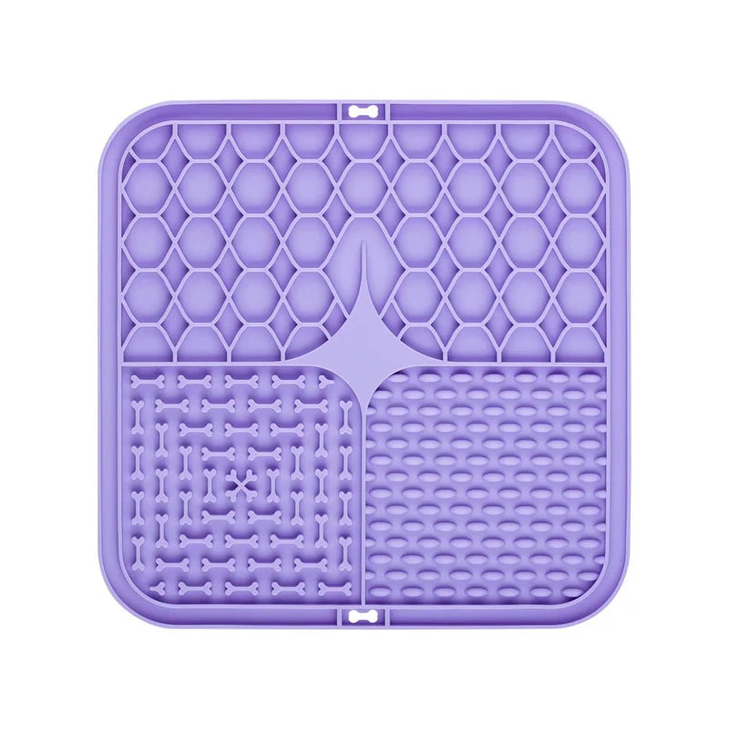 Tapis à lécher pour chien – Silicone antidérapant, anti-stress et alimentation lente