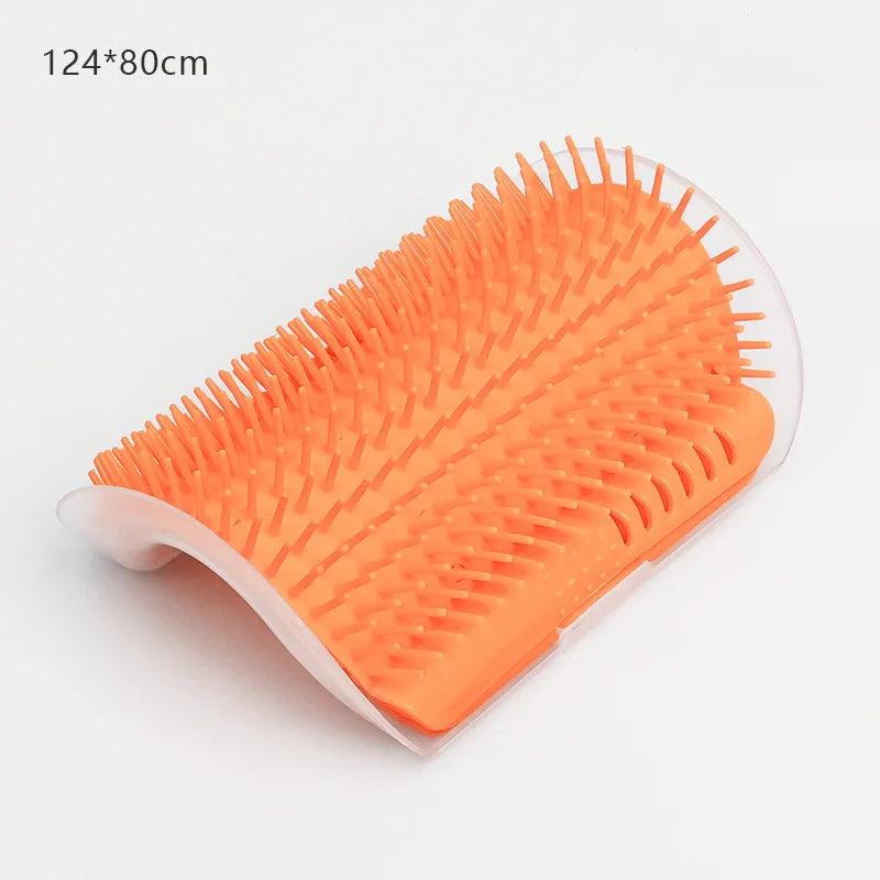 Brosse de massage autonettoyante pour chat | Soin doux & Relaxation