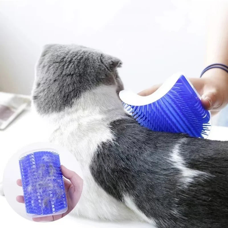 Brosse de massage autonettoyante pour chat | Soin doux & Relaxation