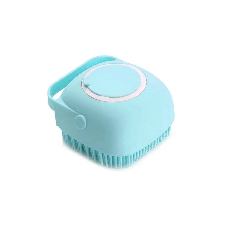 Brosse de bain douce en silicone pour animaux | Massage & Nettoyage efficace et doux