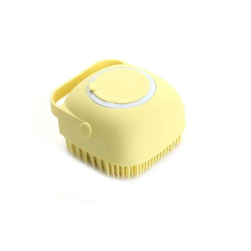 Brosse de bain douce en silicone pour animaux | Massage & Nettoyage efficace et doux