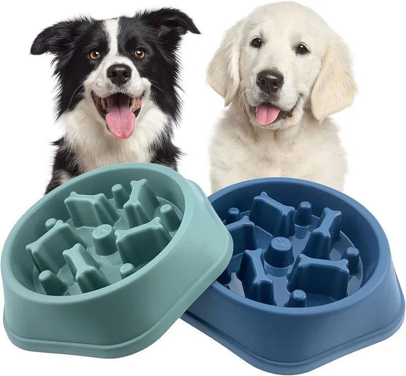Gamelle anti glouton pour chien – Bol à ingestion lente, antidérapant et ludique
