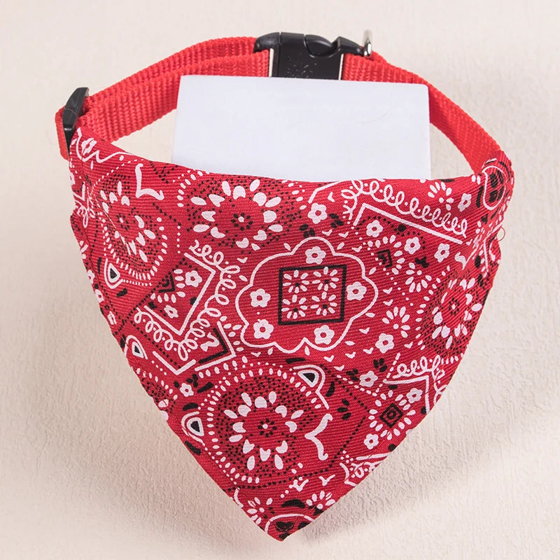 Bandana élégant pour chiens & chats | Écharpe réglable avec collier