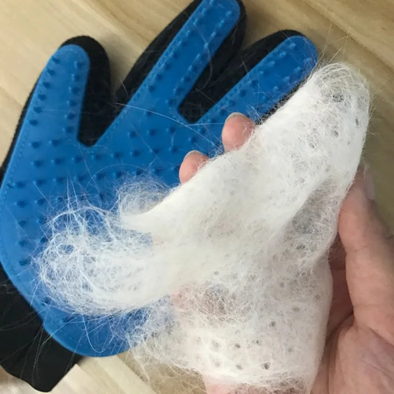 Gants de toilettage pour animaux de compagnie