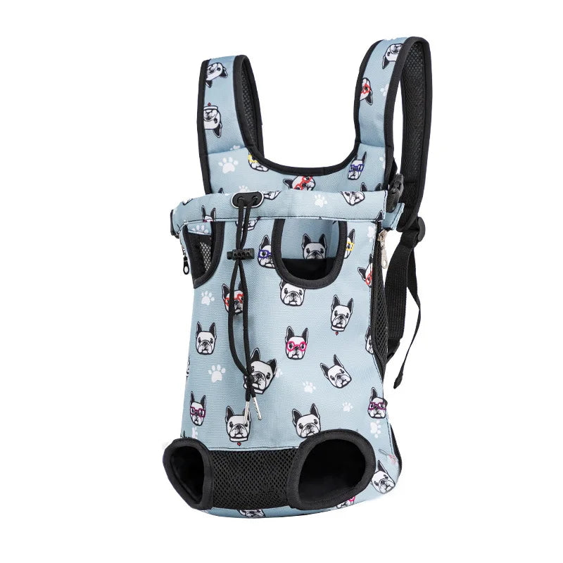 Sac à dos réglable double épaule pour Chat & Chien | Transport confortable en voyage & Randonnée