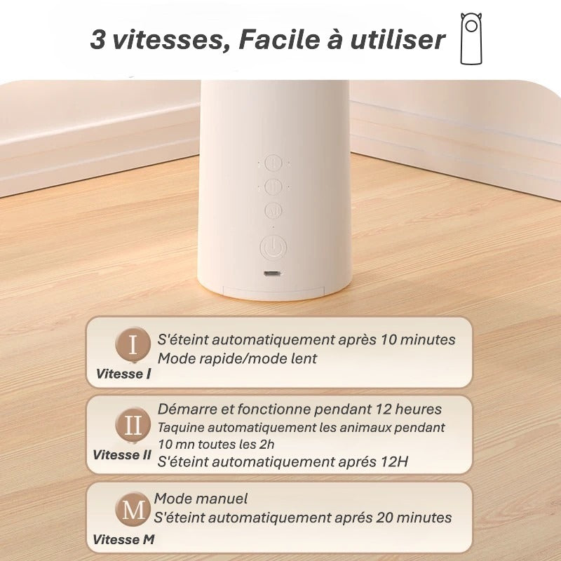 Jouet Interactif Intelligent pour Chats & Chiens | Laser LED Automatique & Portable