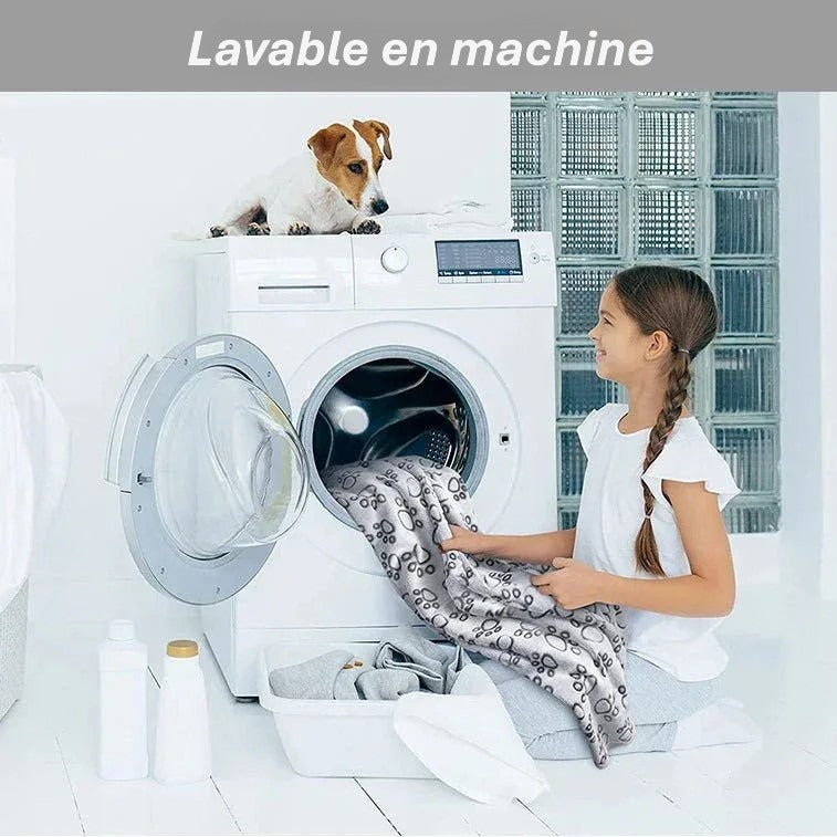 Couverture moelleuse premium pour animaux | Motif mignon ; Douceur absolue pour chien &chat